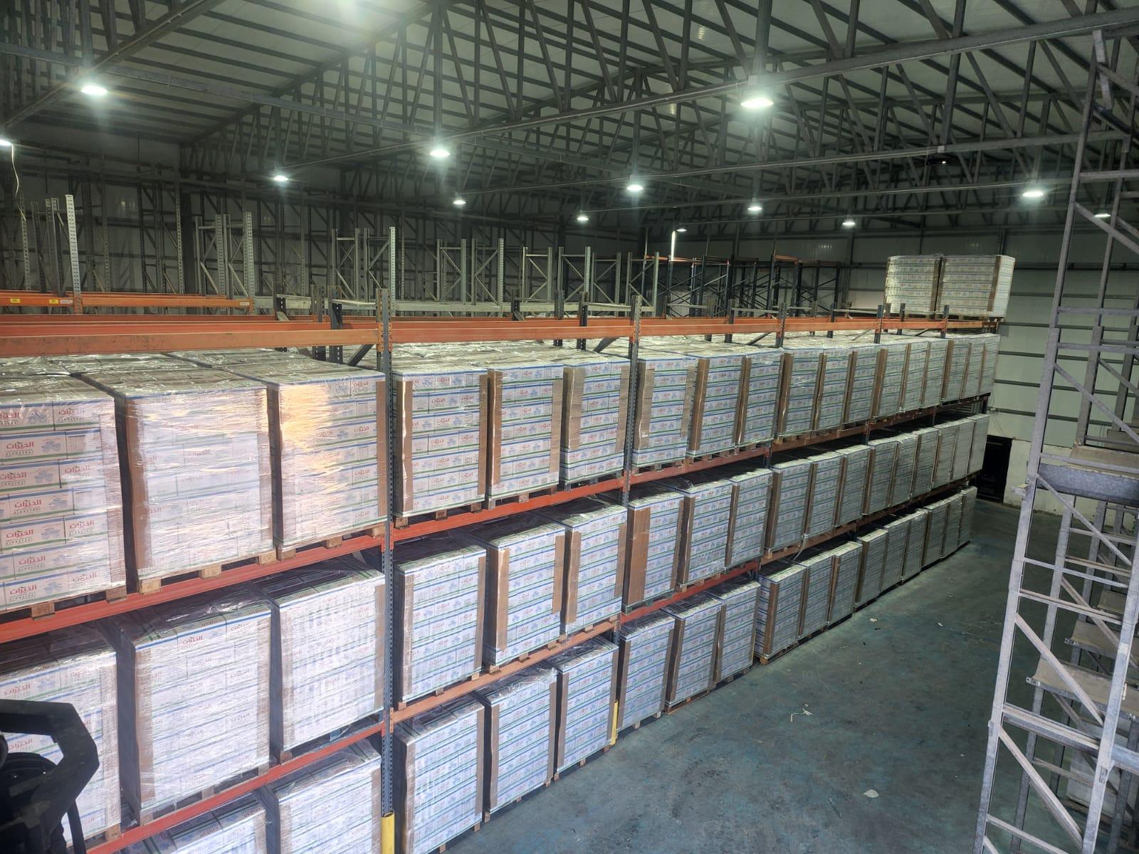 Warehouse and product storage